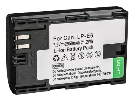 photo of CANON EOS R6 camera battery