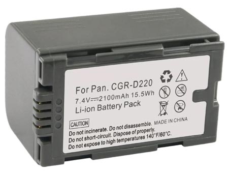 PANASONIC NV-DS38B battery replacement - Li-ion 2100mAh