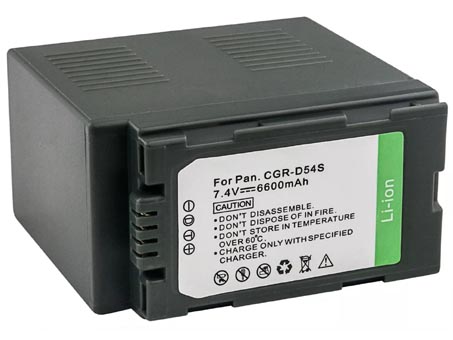 PANASONIC AG-DVX100AE battery replacement - Li-ion 6600mAh