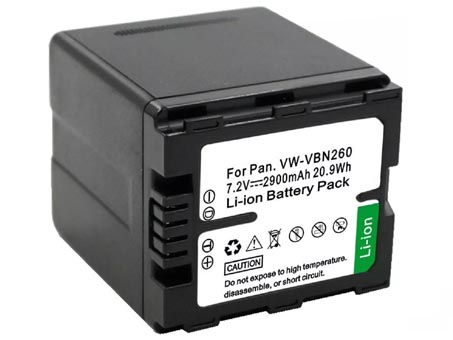 PANASONIC VW-VBN260GK battery replacement - li-ion 2900mAh