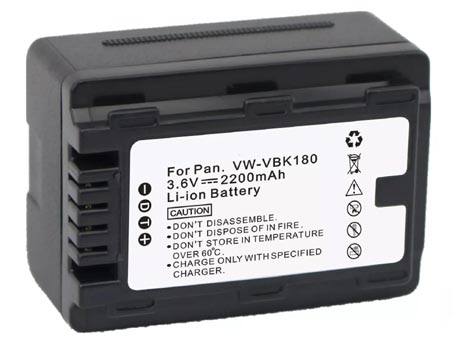 PANASONIC HC-V100EG-W battery replacement - Li-ion 2200mAh